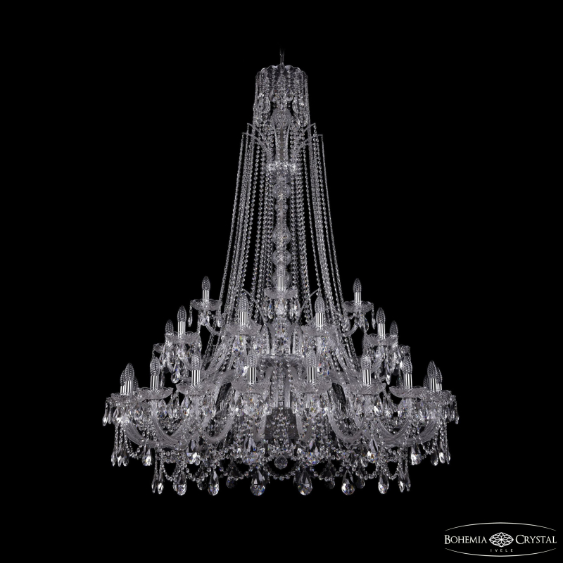 Подвесная люстра Bohemia Ivele Crystal 1411/20+10+5/460/XL-175/2d Ni в Санкт-Петербурге