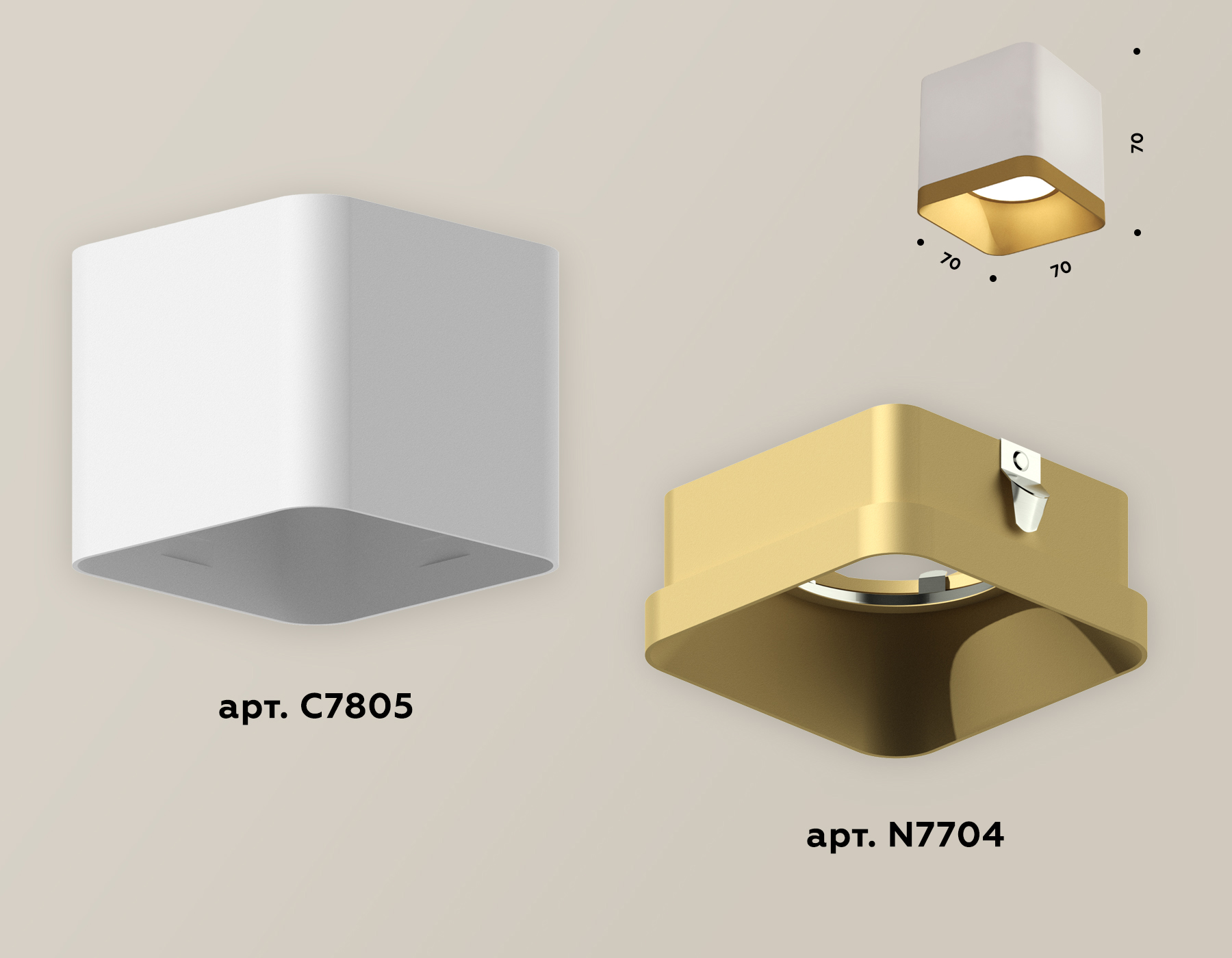 Накладной светильник Ambrella Light Techno XS7805004 в Санкт-Петербурге