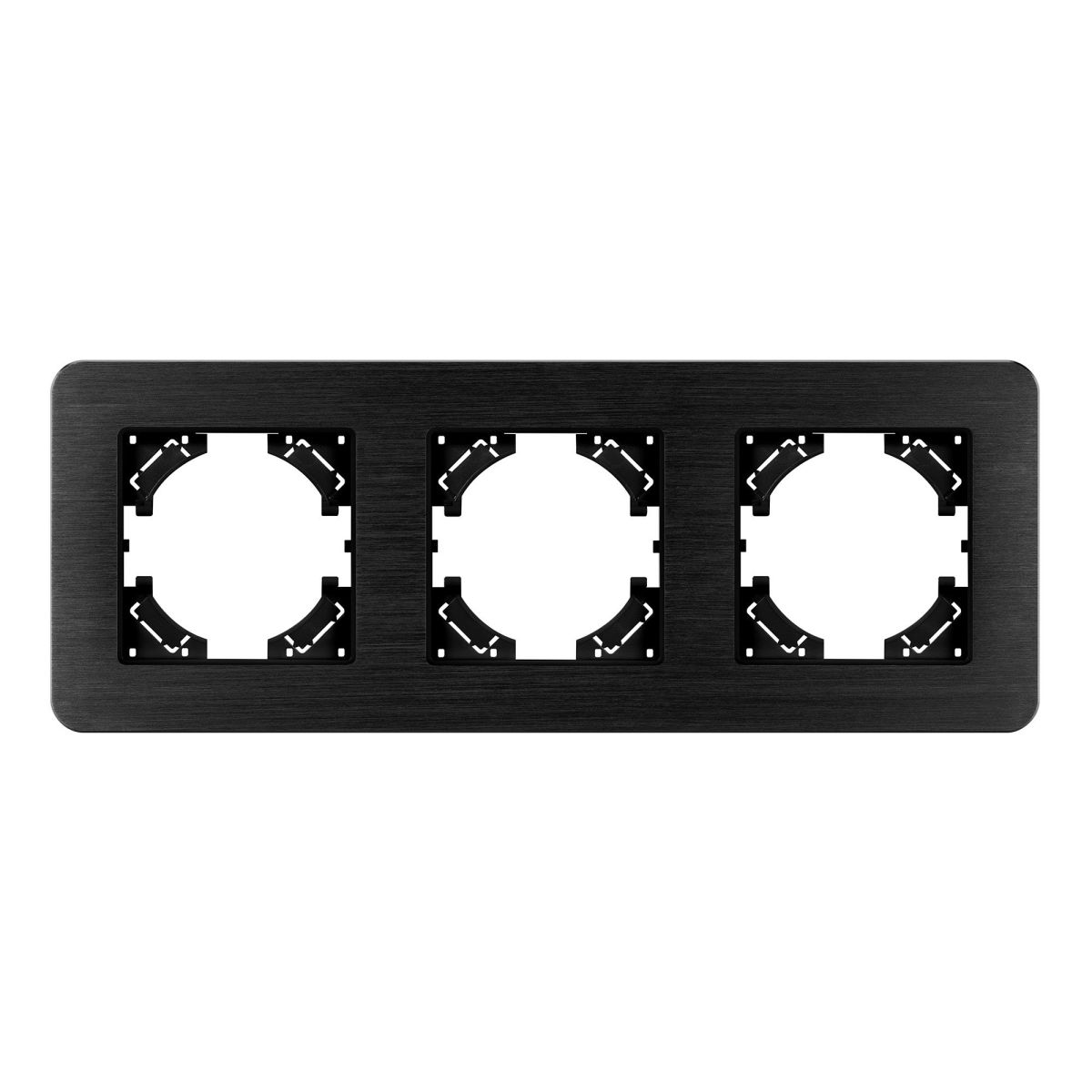 Рамка на 3 поста алюминиевая Arlight FRM-AKIRY-AL-3-BK 049729 в Санкт-Петербурге