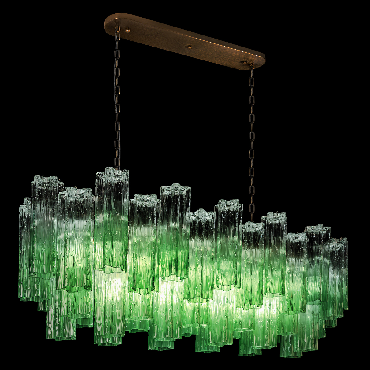 Подвесная люстра Loft IT Murano 10580/1000R Clear green в Санкт-Петербурге