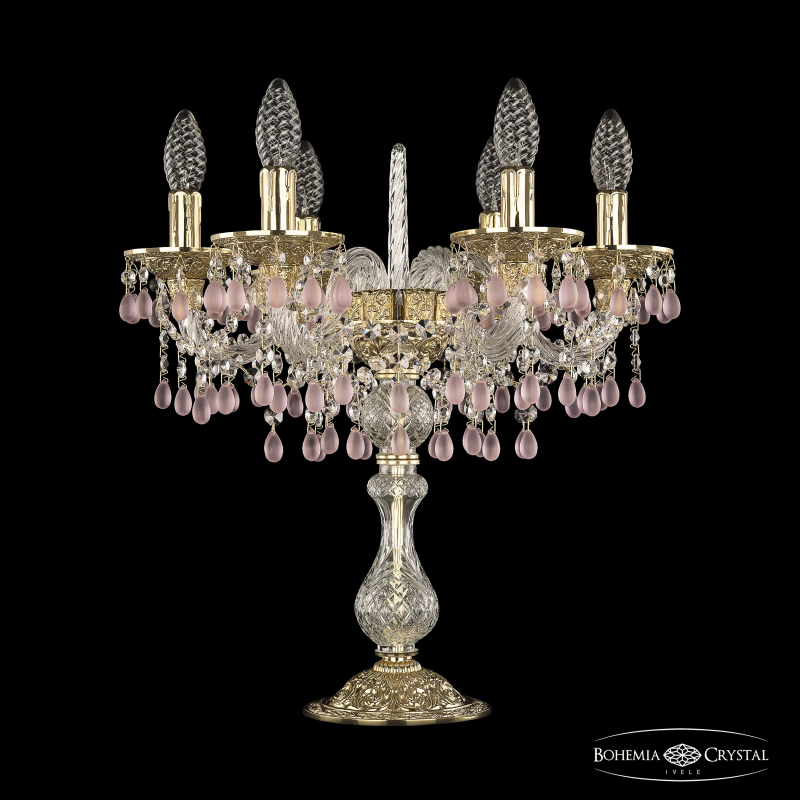 Настольная лампа Bohemia Ivele Crystal 16110L8/6/141-47 G V7010 в Санкт-Петербурге