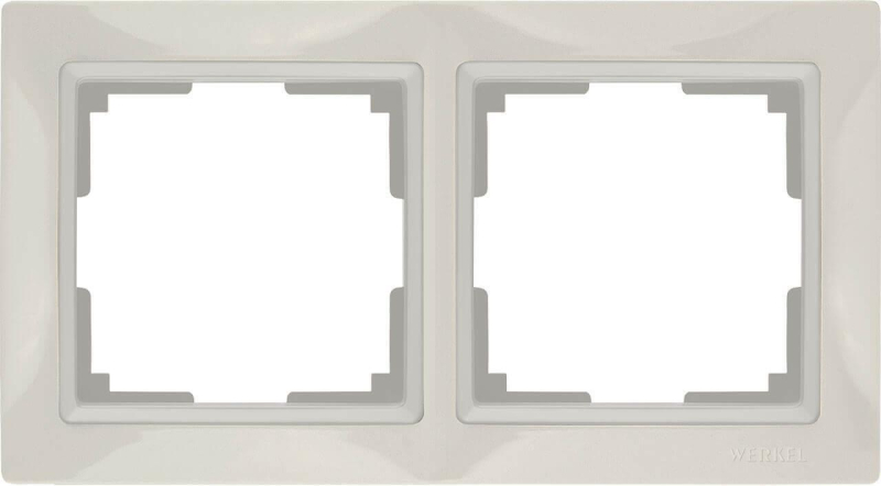 Рамка Werkel Snabb Basic на 2 поста слоновая кость WL03-Frame-02 4690389098727 в Санкт-Петербурге