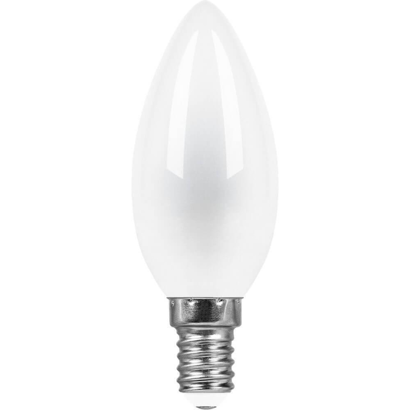 Лампа светодиодная Feron E14 11W 4000K Свеча Матовая LB-713 38007 в Санкт-Петербурге