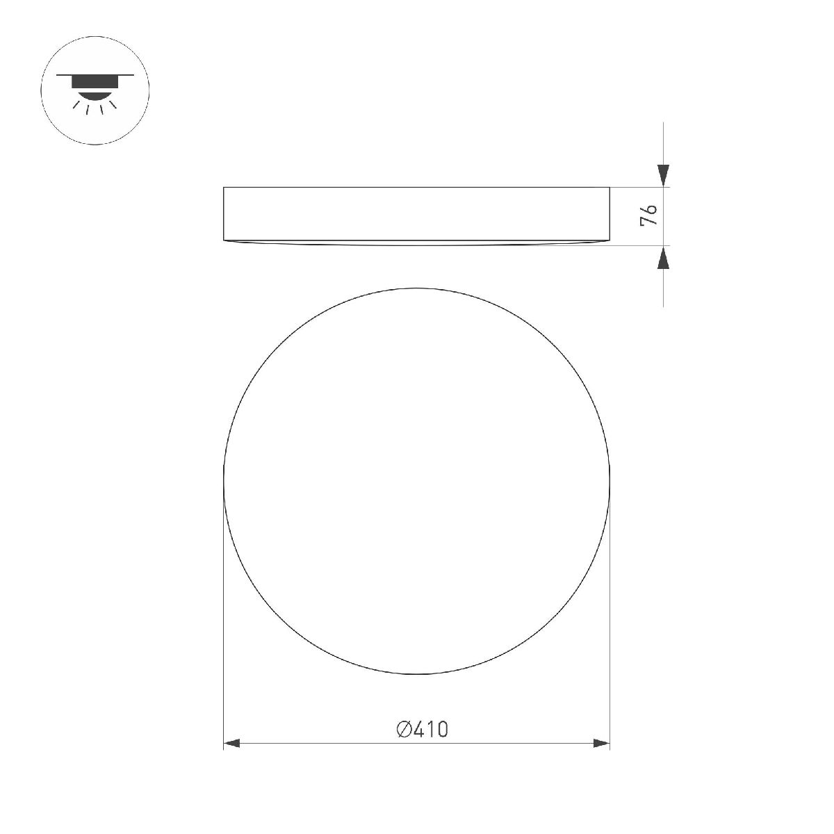 Потолочный светильник Arlight SP-FLOWER-R410-32W Warm3000 049804 в Санкт-Петербурге