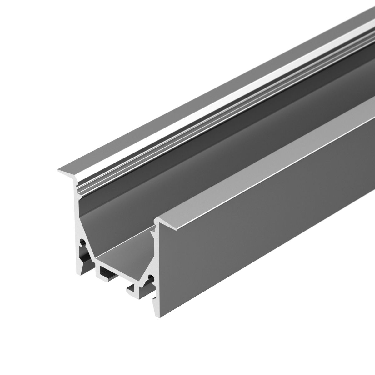 Профиль Arlight LINIA25-F-2000 ANOD  (Алюминий) 053805 в #REGION_NAME_DECLINE_PP#