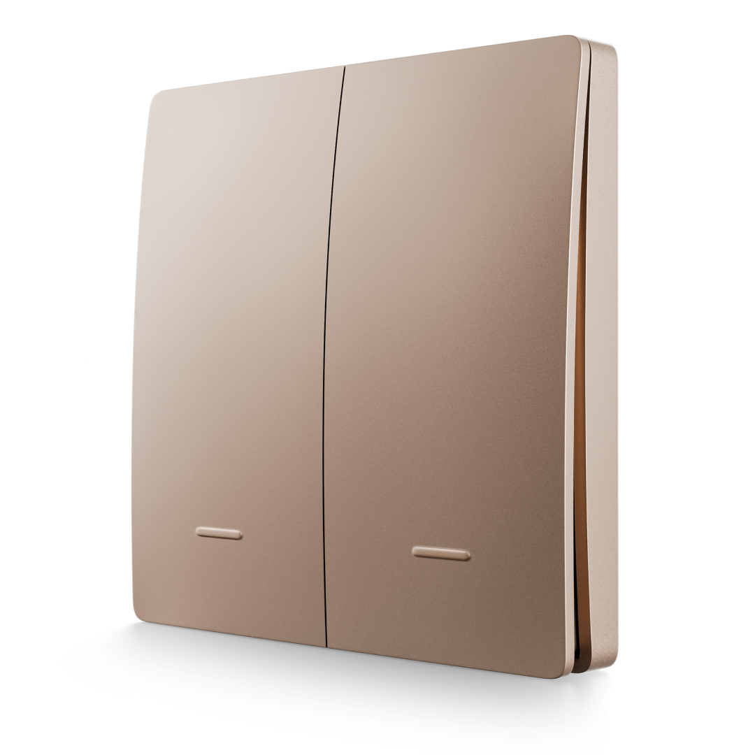Выключатель кинетический 2кл., IP44, 2,4 ГГц, Smart, беж. Apeyron 04-76 в Санкт-Петербурге
