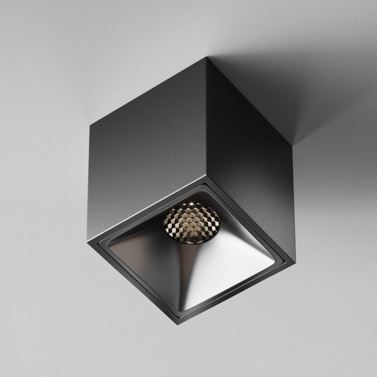 Потолочный светильник Maytoni Technical Alfa LED C065CL-8W4K-SQ-B в Санкт-Петербурге