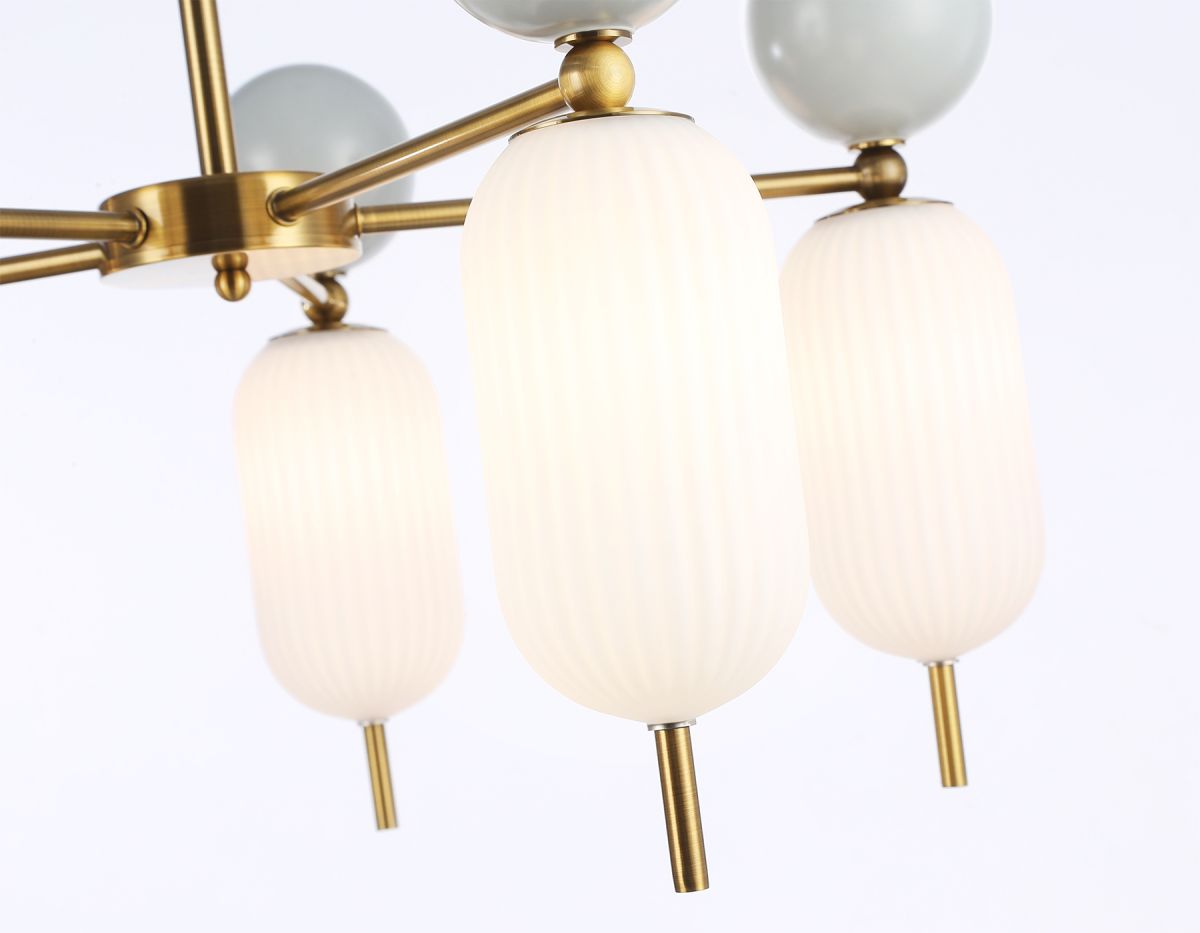 Люстра на штанге Ambrella Light High Light Ceramo Modern LH53104 в Санкт-Петербурге