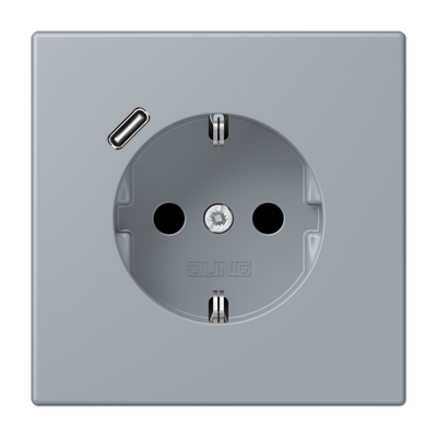 Розетка 2K+З USB Typ C Jung LC1520-18C257 в Санкт-Петербурге