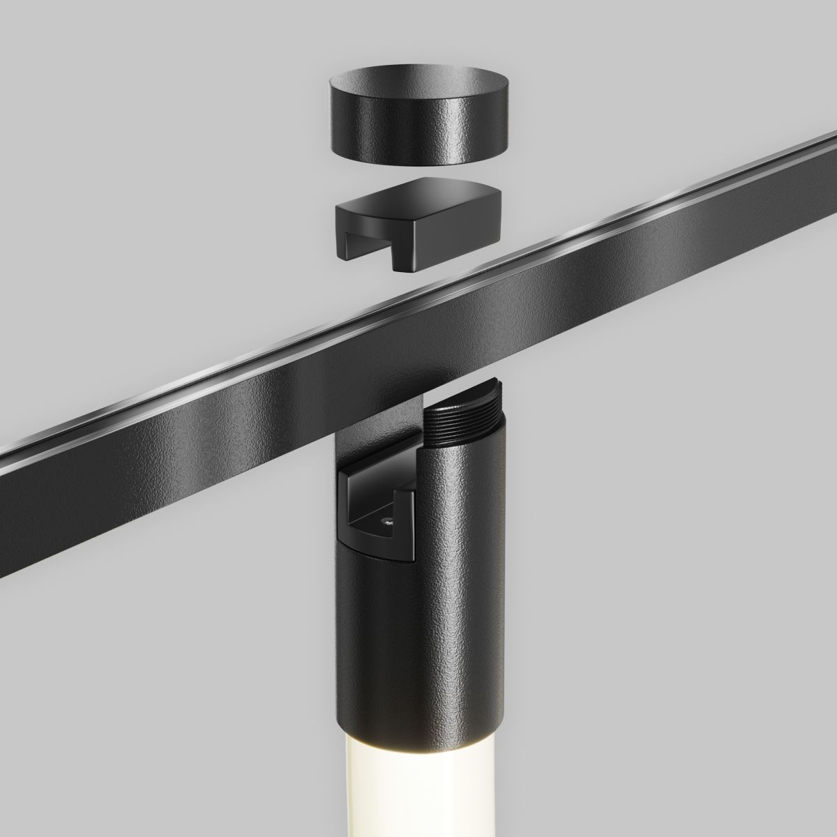 Трековый магнитный светильник Maytoni Technical Tau Flarity TR154-1-27W4K-B в Санкт-Петербурге