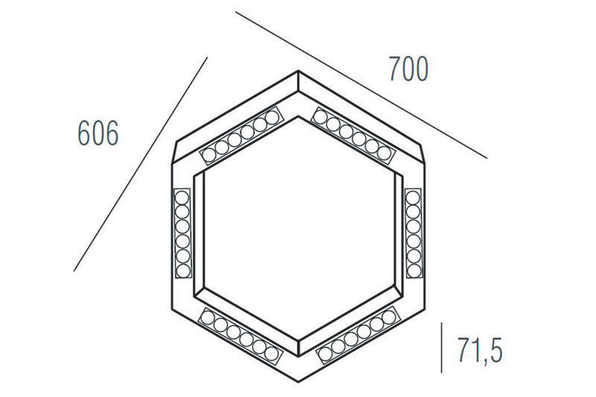 Подвесной светильник Donolux Eye-hex DL18515S111А36.34.700BW в Санкт-Петербурге