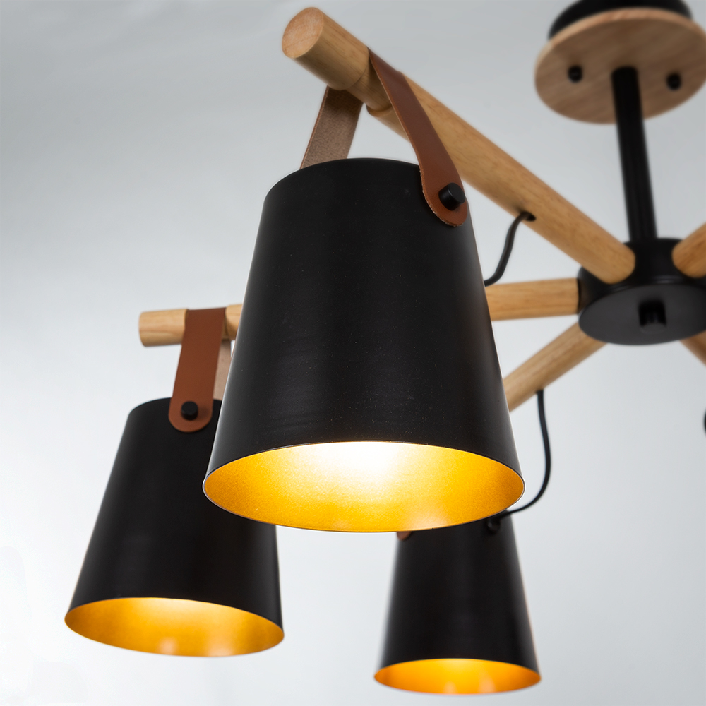 Люстра на штанге Arte Lamp Thomas A7032PL-6BK в Санкт-Петербурге