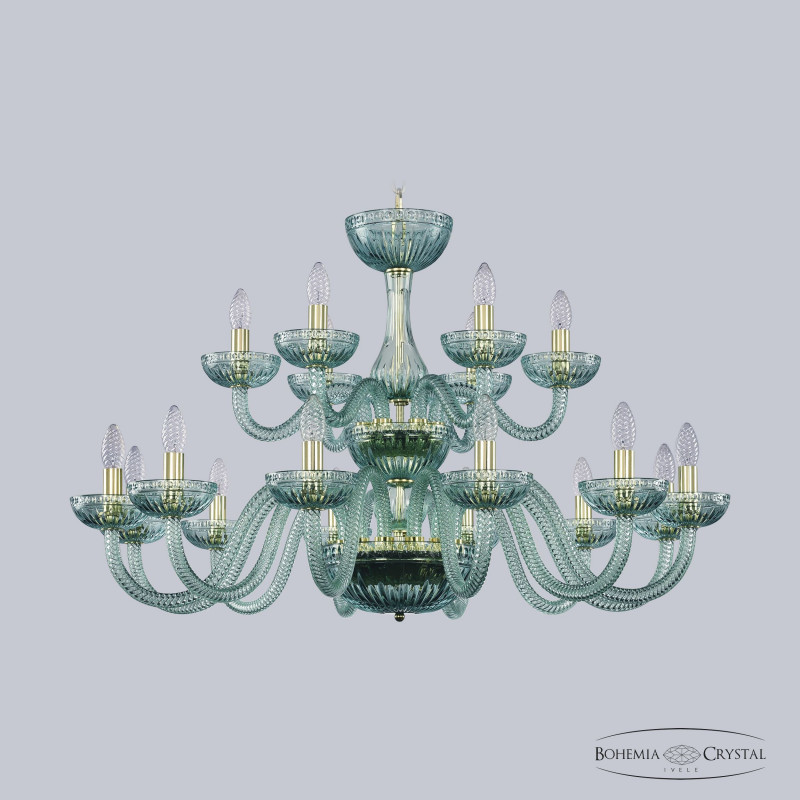 Подвесная люстра Bohemia Ivele Crystal 1310/12+6/360/2d G Bi/Birusa/M-1G в Санкт-Петербурге