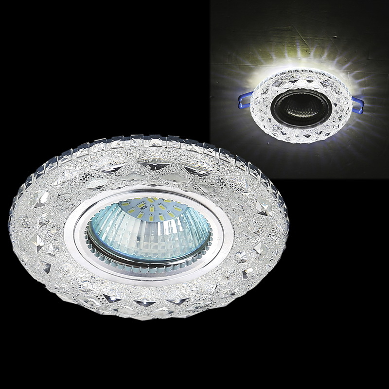 Встраиваемый светильник Reluce 51609-9.0-001MN MR16+LED3W WH в Санкт-Петербурге