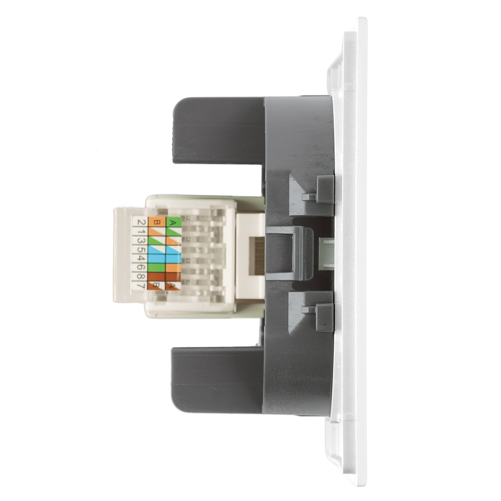 Розетка компьютерная 1-местная RJ-45 (механизм) Stekker Мия RST00-3117-01 50436 в #REGION_NAME_DECLINE_PP#