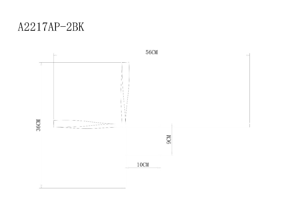 Настенный светильник Arte Lamp Acrux A2217AP-2BK в Санкт-Петербурге