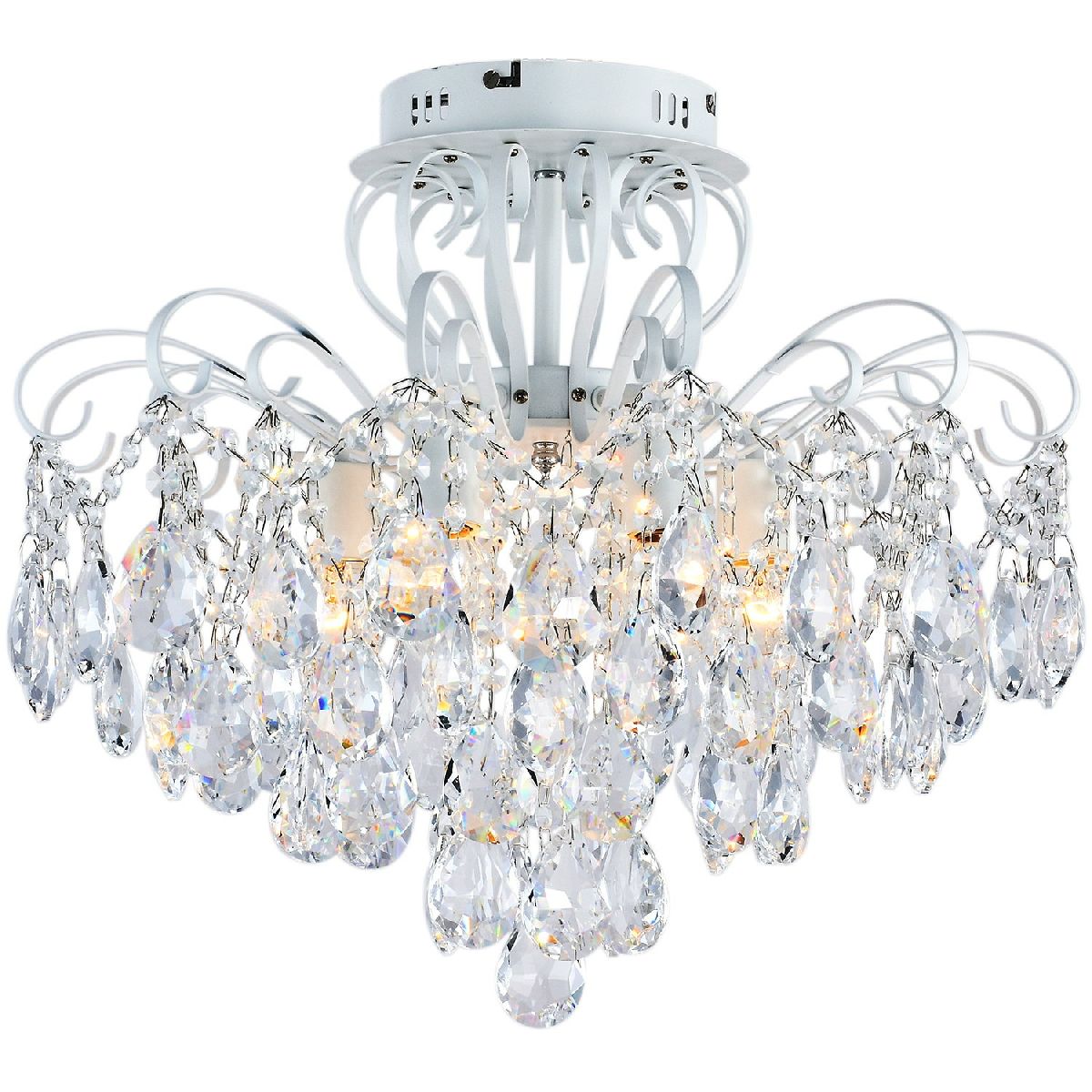 Потолочная люстра Reluce 04013-0.3-06 WH+SILVER PN в Санкт-Петербурге