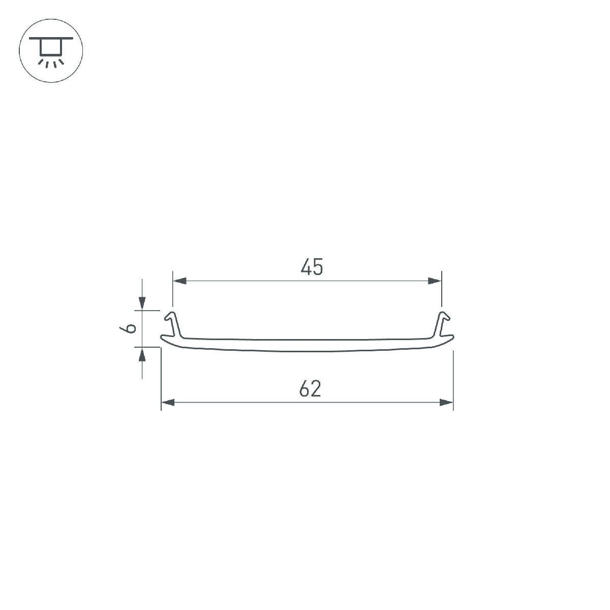 Экран Arlight STRETCH-S-50-CEIL-CENTER-50m (GAMMA50) 045379 в Санкт-Петербурге