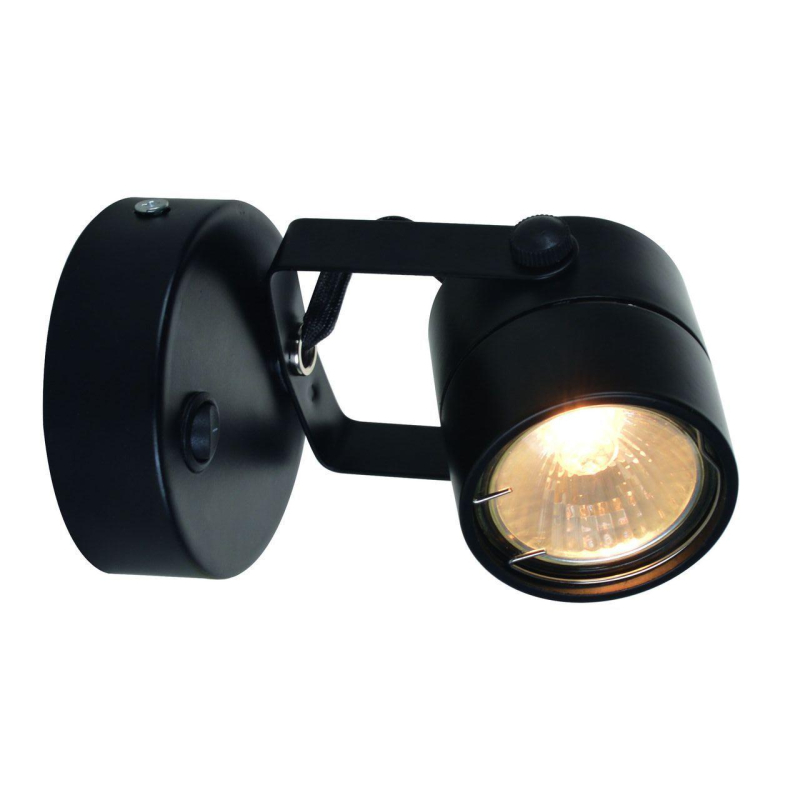 Спот Arte Lamp Lente A1310AP-1BK в Санкт-Петербурге