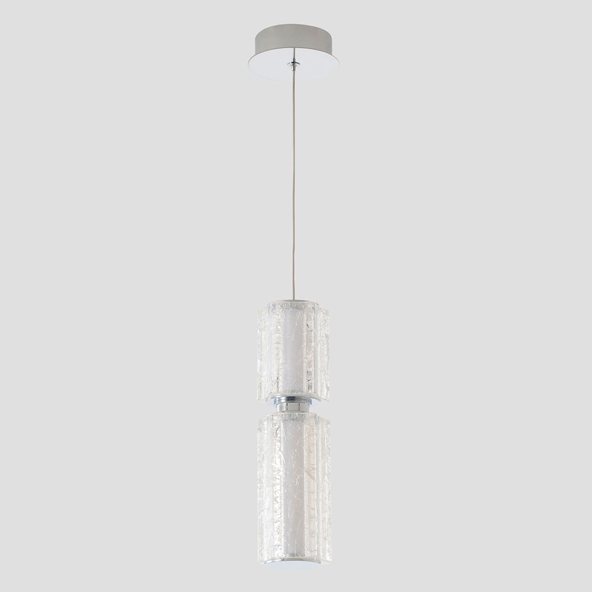 Подвесной светильник Crystal Lux ANTIQUE SP23W LED CHROME в Санкт-Петербурге