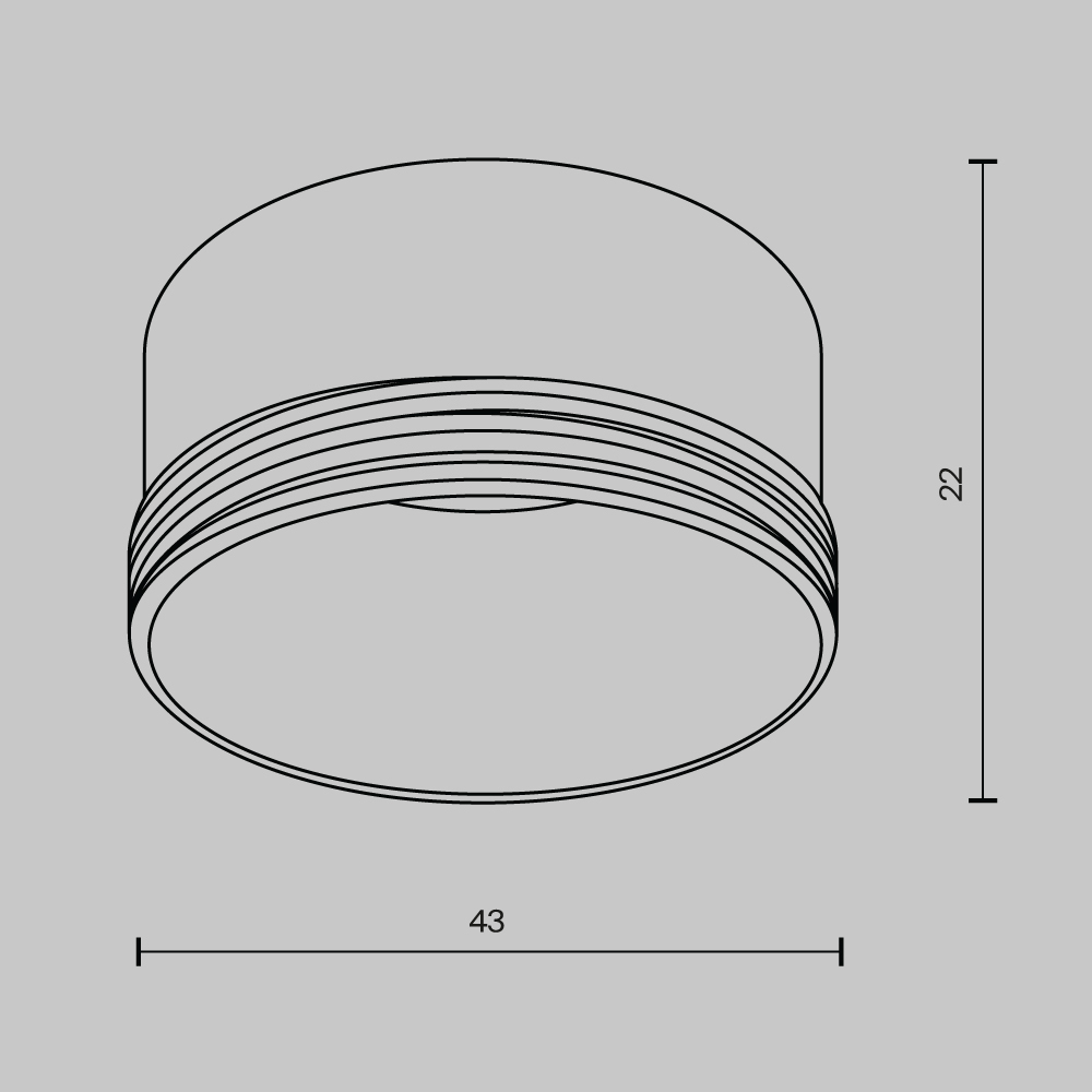 Кольцо декоративное для однофазного трекового светильника Maytoni Technical Focus LED  RingS-5-W в Санкт-Петербурге