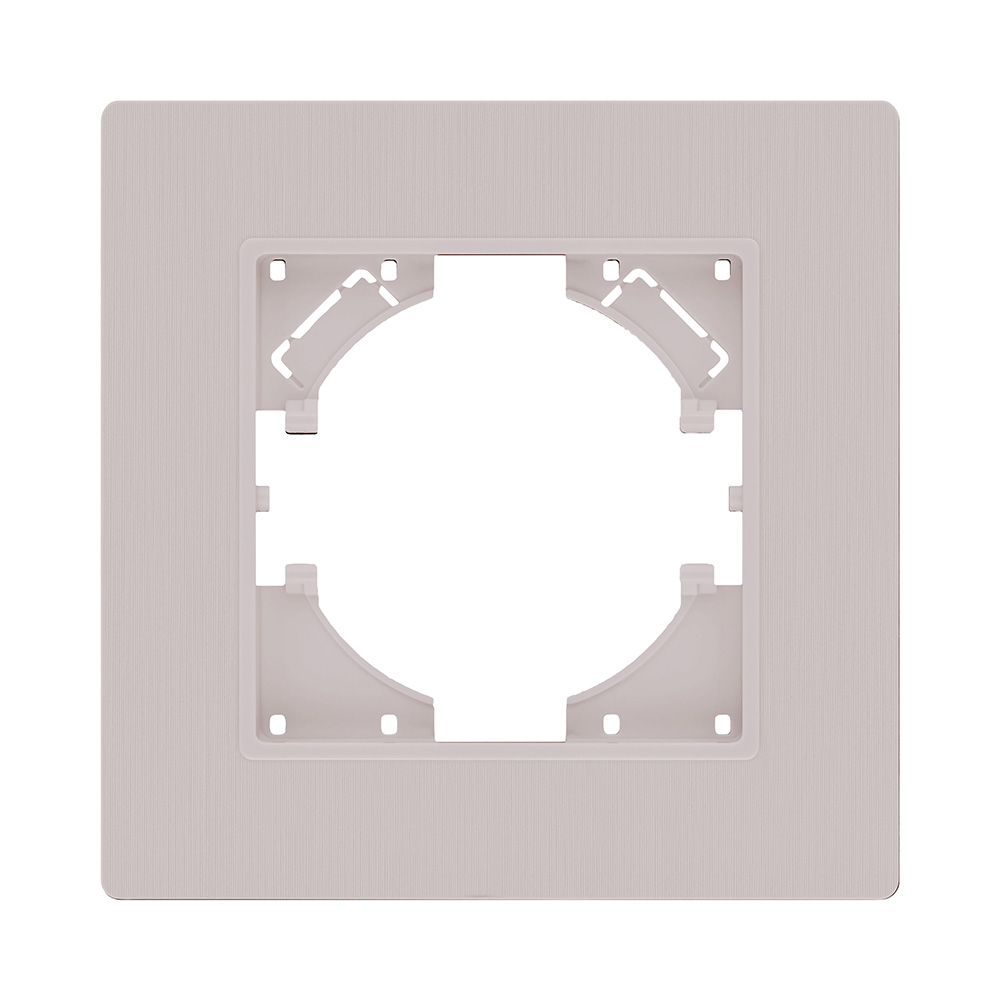 Рамка 1-постовая, кашемир матовый Kollinger Eleganz Plex EP1CM в #REGION_NAME_DECLINE_PP#