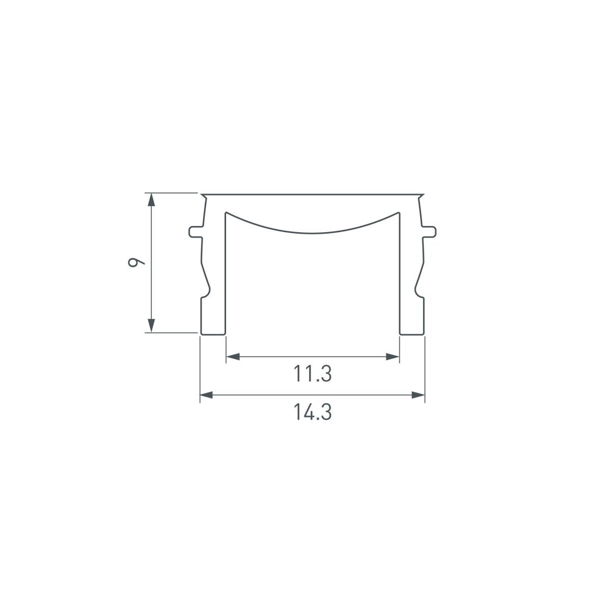 Экран матовый Arlight HR-M-IP65-3000 (Пластик) 065929 в Санкт-Петербурге
