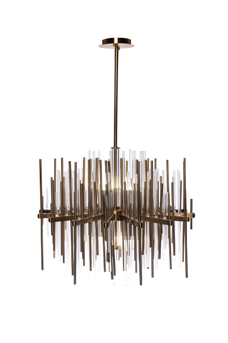 Люстра на штанге Garda Decor 92EL-YG60832-8P в Санкт-Петербурге