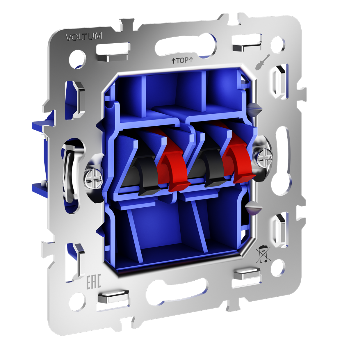Механизм розетки акустической 4-местной Voltum S70 VLS0603M в Санкт-Петербурге