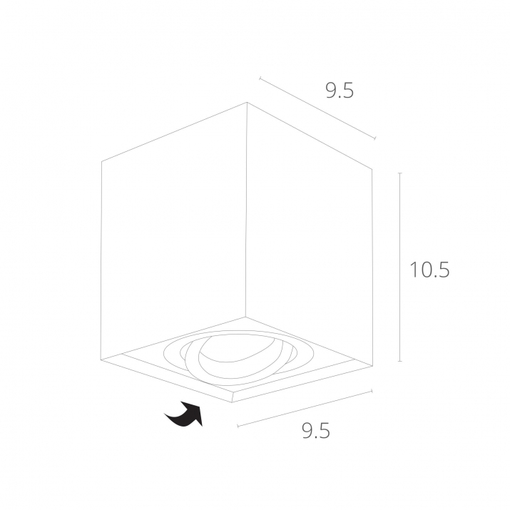 Потолочный светильник Arte Lamp Factor A5544PL-1WH в #REGION_NAME_DECLINE_PP#