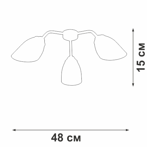 Потолочная люстра Vitaluce V31950/3PL в Санкт-Петербурге