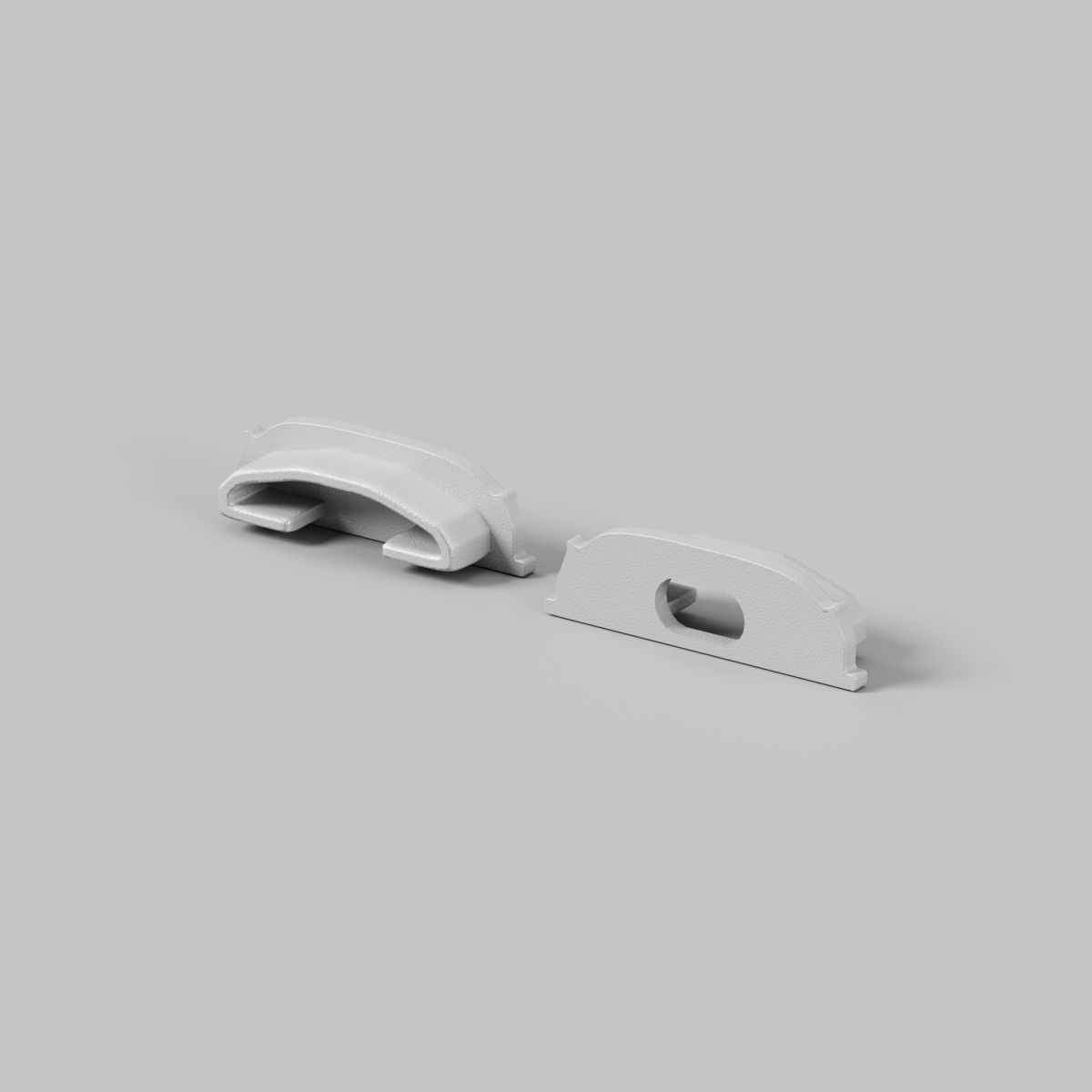 Комплект заглушек для профиля 18×06 2шт Maytoni Led Strip ALM-1806-EC 642075 в Санкт-Петербурге