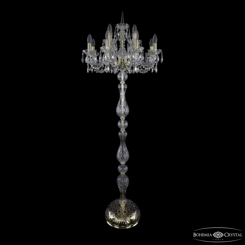 Торшер Bohemia Ivele Crystal 1402T1/8+4/195-165 G в Санкт-Петербурге