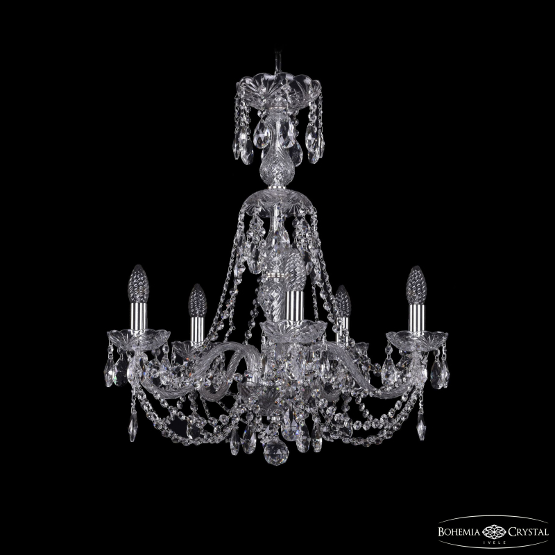 Подвесная люстра Bohemia Ivele Crystal 1406/5/195/XL-64 Ni в Санкт-Петербурге