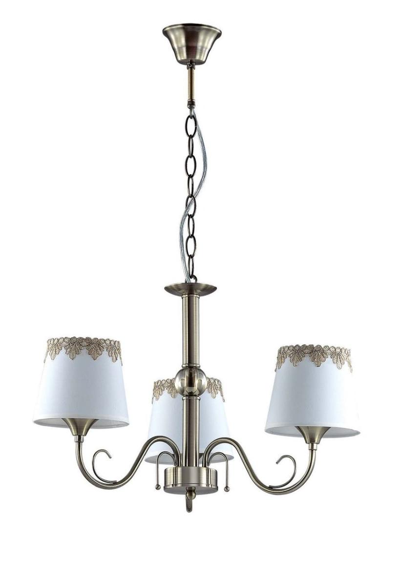 Подвесная люстра с абажуром из ткани Lumion Placida 2998/3 в Санкт-Петербурге