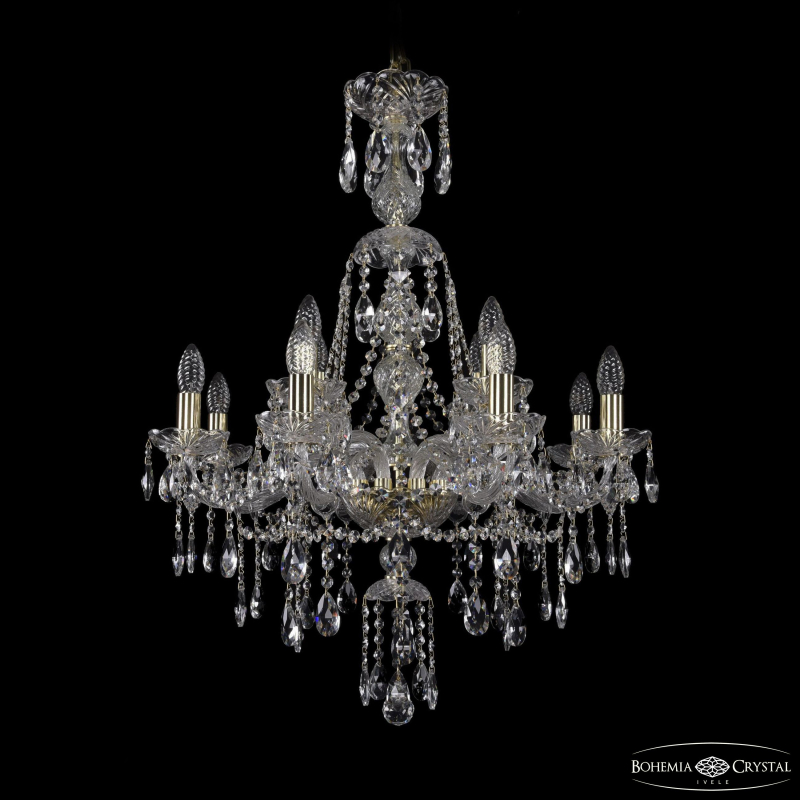 Подвесная люстра Bohemia Ivele Crystal 1415/8+4/220/XL-86 G в Санкт-Петербурге