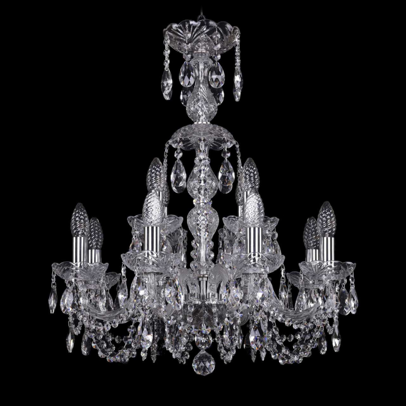 Подвесная люстра Bohemia Ivele 1402/8+4/195/XL-64/Ni в Санкт-Петербурге