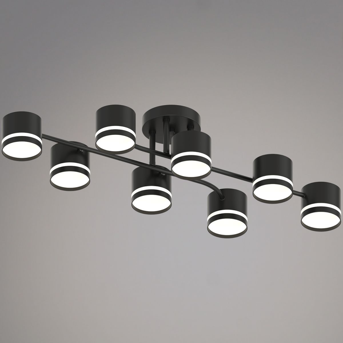 Потолочная люстра Reluce 77730-0.3-08 GX53 BK в #REGION_NAME_DECLINE_PP#