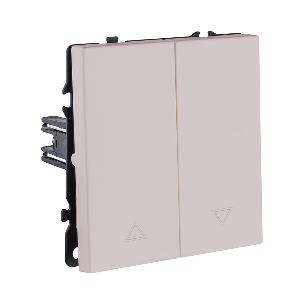 Механизм управления жалюзи 2-клавишный, кашемир матовый Kollinger Eclipse EC-013CM в #REGION_NAME_DECLINE_PP#