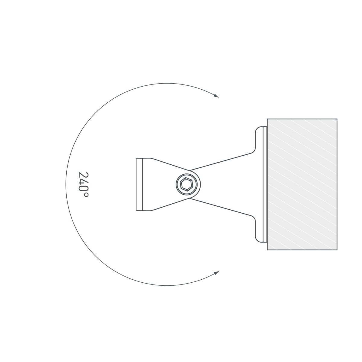 Комплект поворотных держателей для профиля Arlight SL-LINE поворотный (Металл) 059045 в #REGION_NAME_DECLINE_PP#
