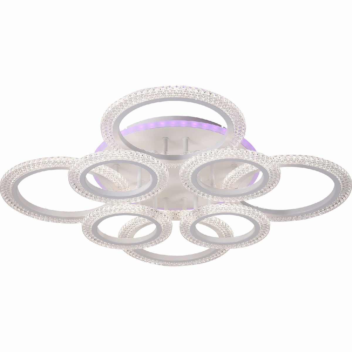 Потолочная люстра Reluce 08488-0.3-4+4CRGB WH(RGB) в Санкт-Петербурге