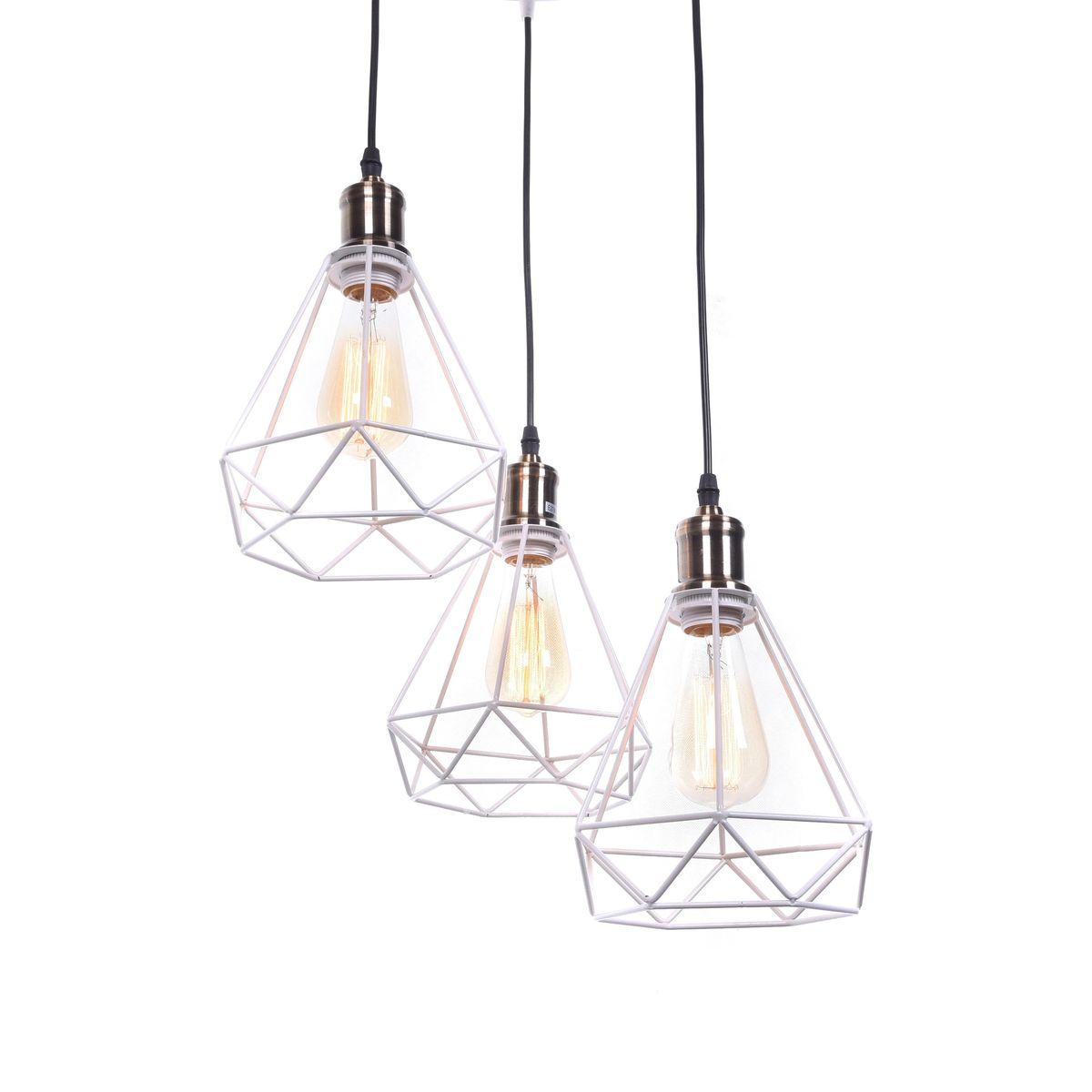 Подвесная люстра Lumina Deco Cobi LDP 11609-3 WT в #REGION_NAME_DECLINE_PP#