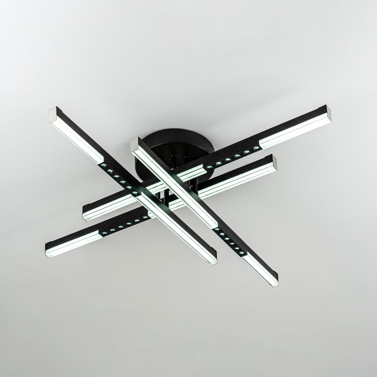 Потолочный светильник LED4U L5110-4 BK в #REGION_NAME_DECLINE_PP#