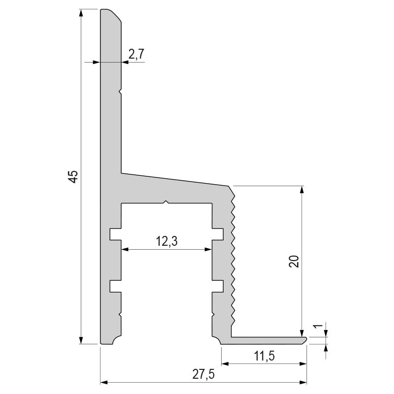 Профиль Deko-Light ET-03-10 975485 в Санкт-Петербурге