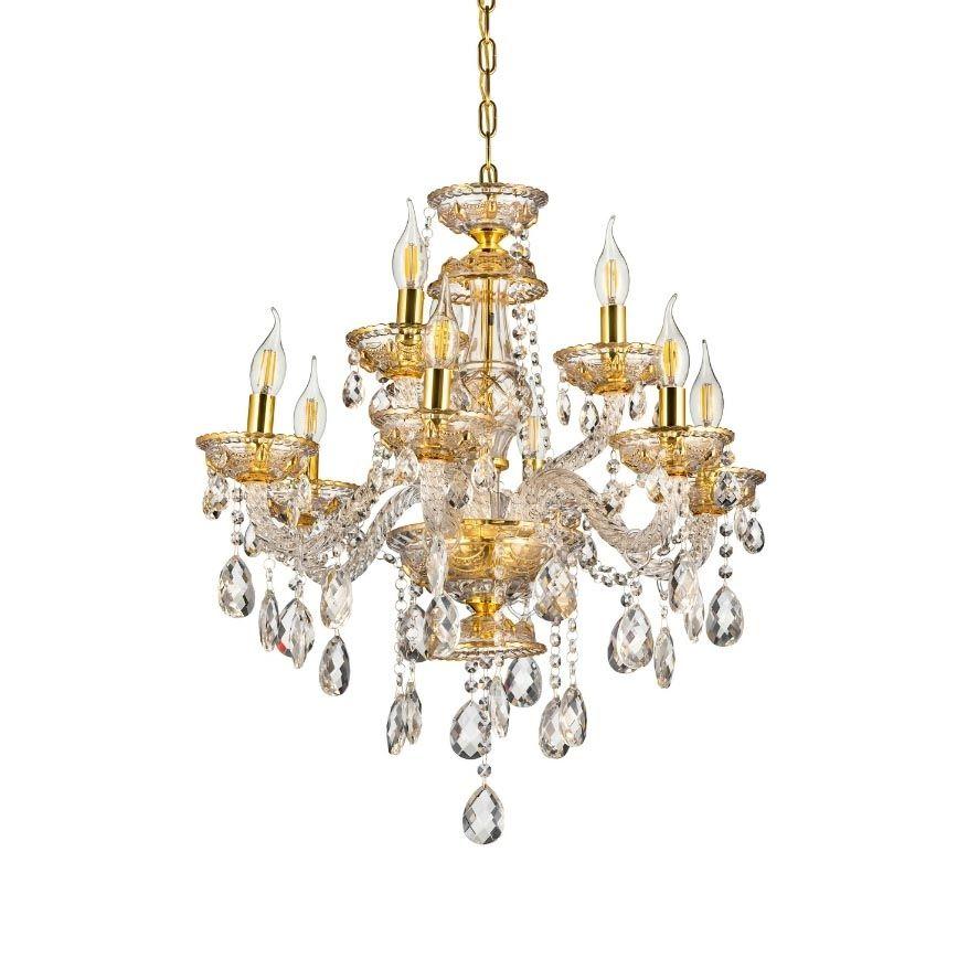 Подвесная люстра Lumina Deco Eliza LDP 7025-6+3 GD в Санкт-Петербурге