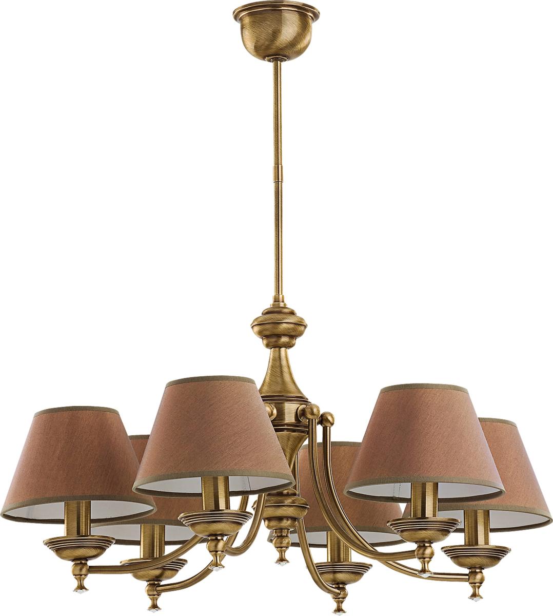 Люстра на штанге Kutek San Marino Lampshade SAN-ZW-6(P/A)CR в #REGION_NAME_DECLINE_PP#