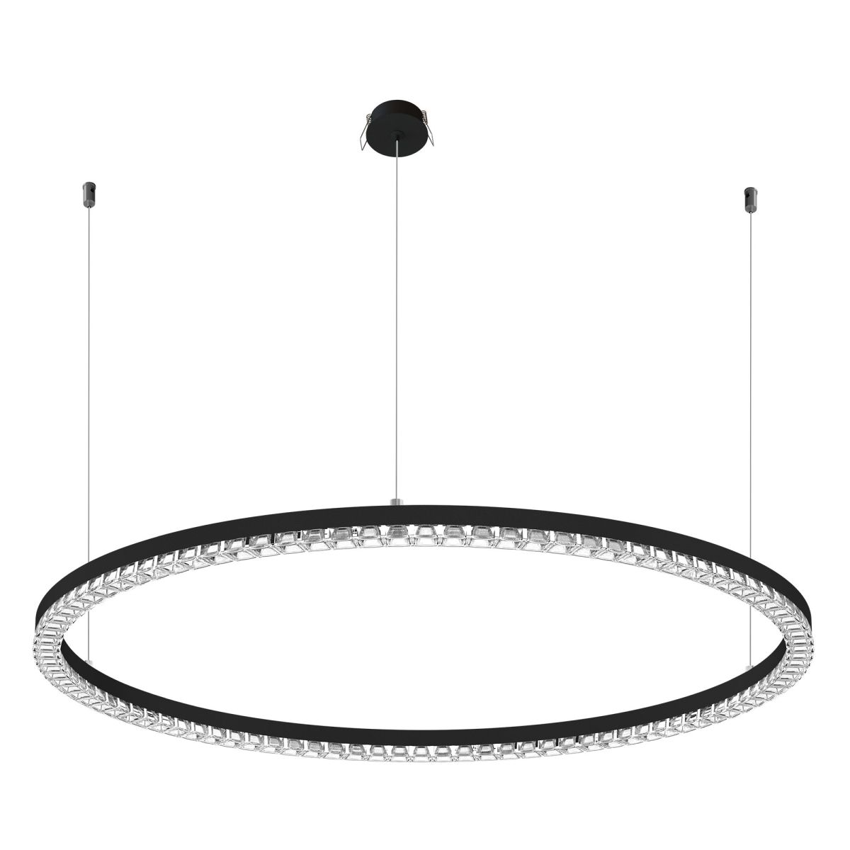 Подвесная люстра Arlight SP-DIAMOND-R850-40W Warm3000 (BK, 45 deg, 230V, TRIAC) 054483 в Санкт-Петербурге
