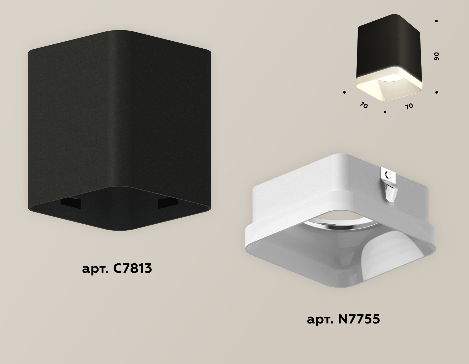 Потолочный светильник Ambrella Light Techno Spot XS7813021 (C7813, N7755) в Санкт-Петербурге