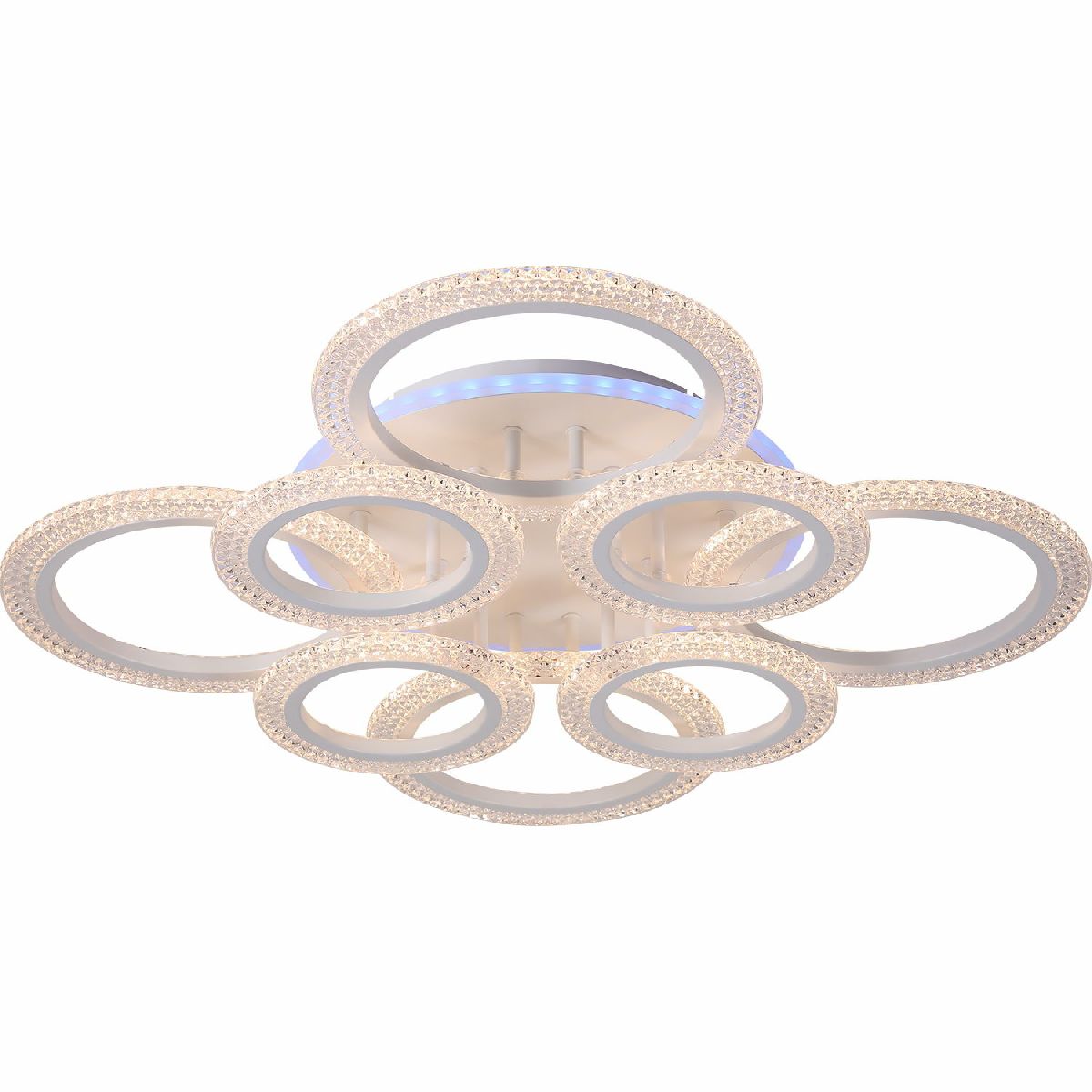 Потолочная люстра Reluce 08488-0.3-4+4CRGB WH(RGB) в Санкт-Петербурге
