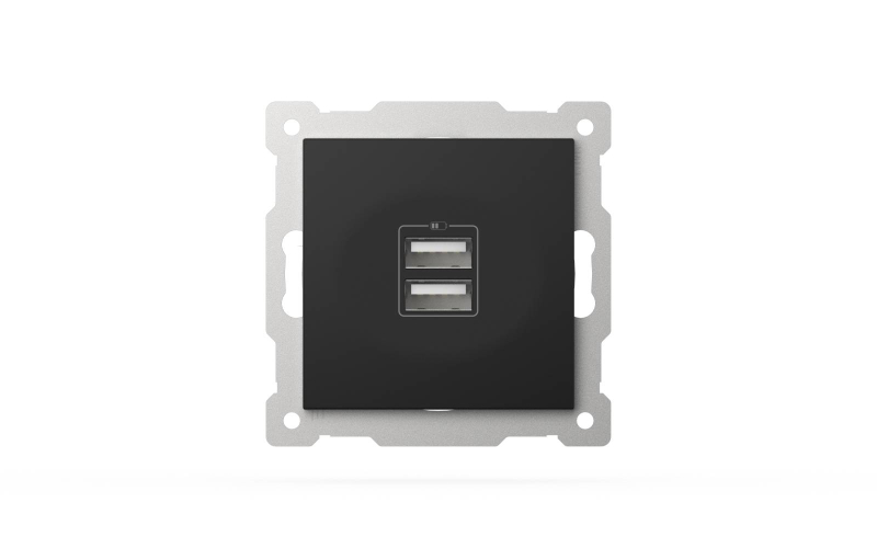 Розетка USB 5V 2,1A 2-я ELBI Zena Vega 609-014800-143 в #REGION_NAME_DECLINE_PP#